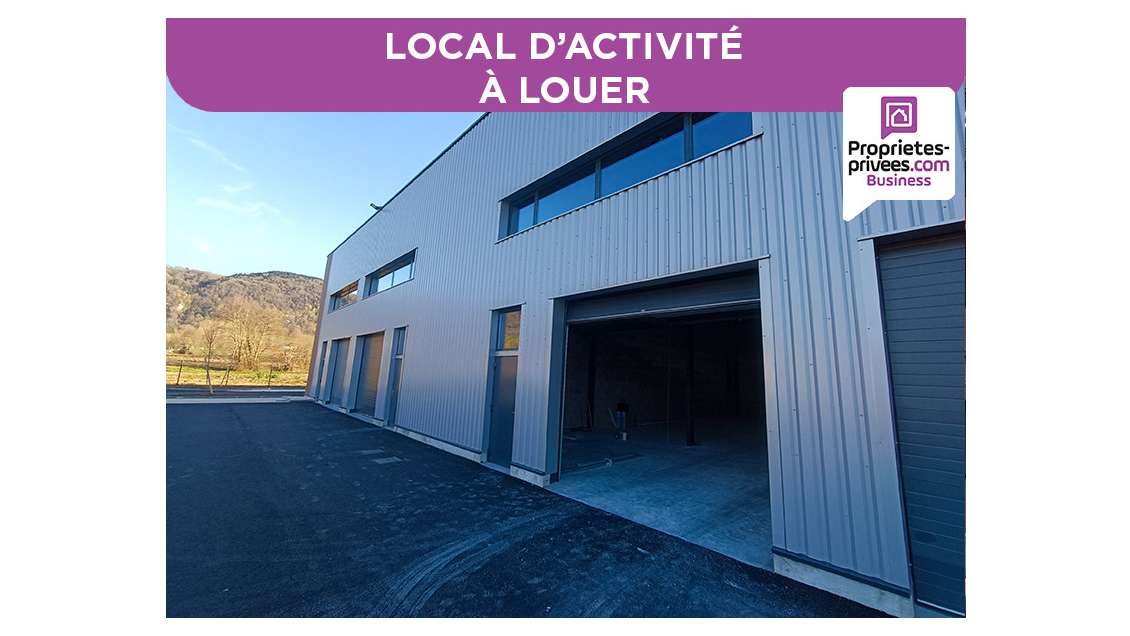 A louer local 200m² zone de la Girondière St Béron