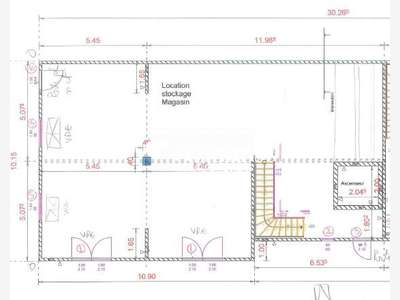 Locaux professionnels/bureaux
