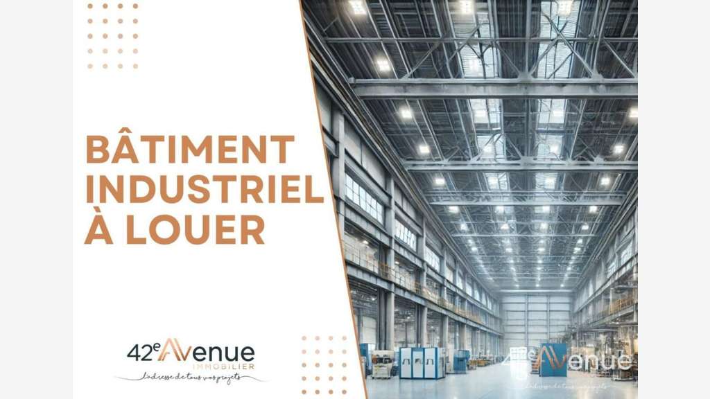 Loue dépôt stockage et bureaux 720m² Saint-Héand