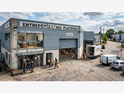 A louer entrepôt 315m² ZI des Platières