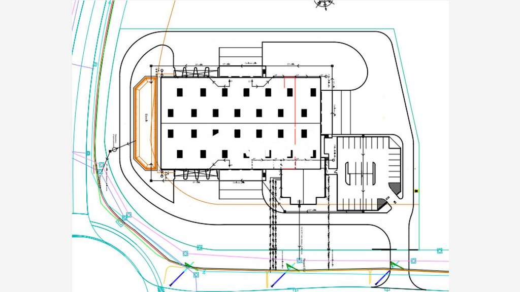 Bâtiment logistique de 3018m² à louer prox Arras
