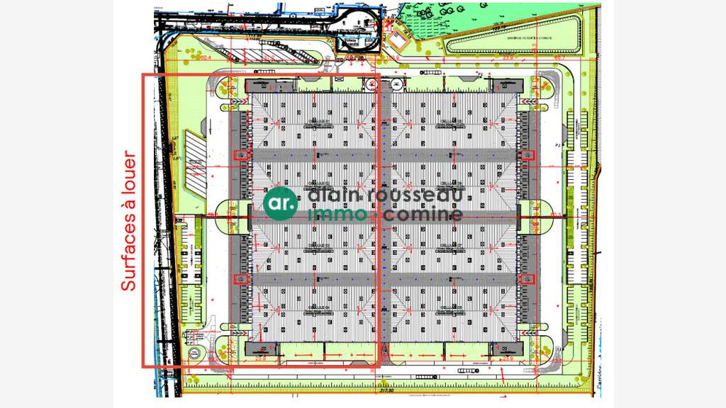 A louer entrepôt logistique 21044m² Angers Ouest