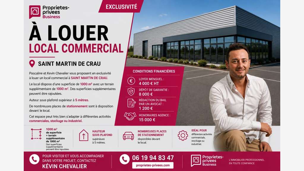 Local / hangar insdustriel Saint Martin De Crau