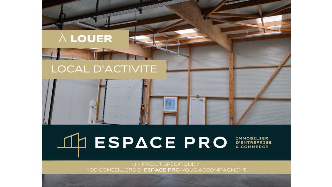 Cellule neuve 217m² Z.A. Saint Martin des Entrées