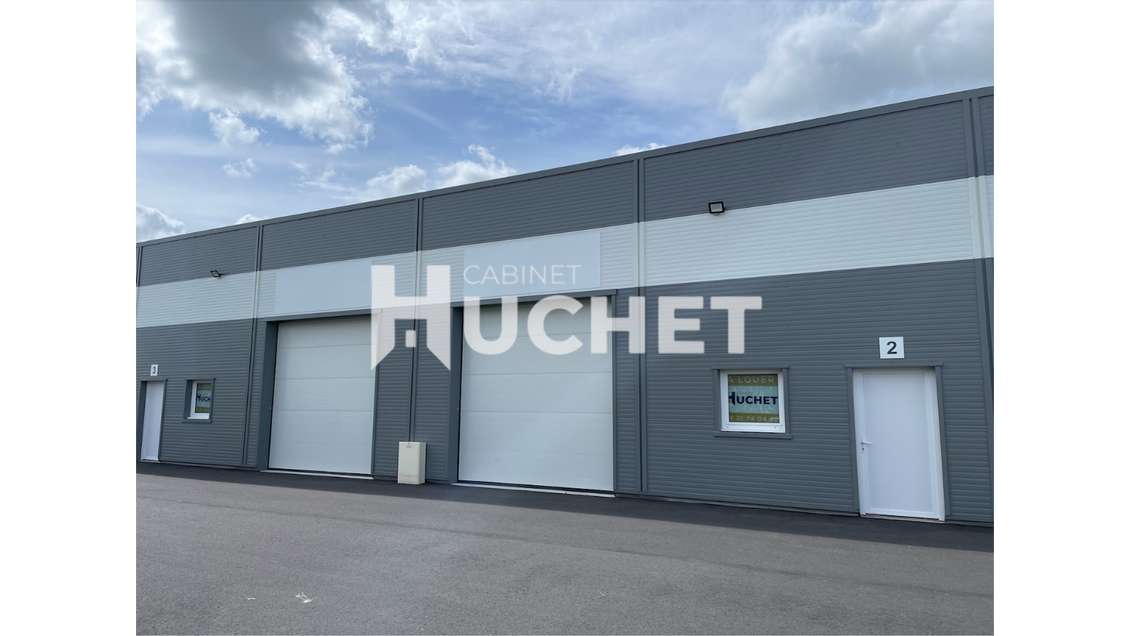 A louer local neuf de 144m² + Parking prox Bayeux