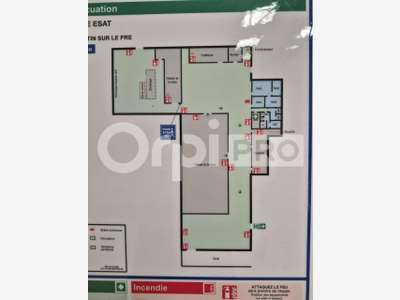 A louer entrepôt 1400m² avec bureau Saint-Martin