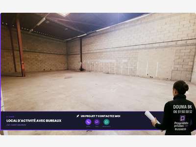 A louer local d'activité avec bureaux à St Maximin