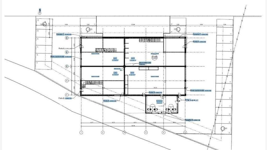 A louer locaux d'activités 725m² Saint-Nazaire