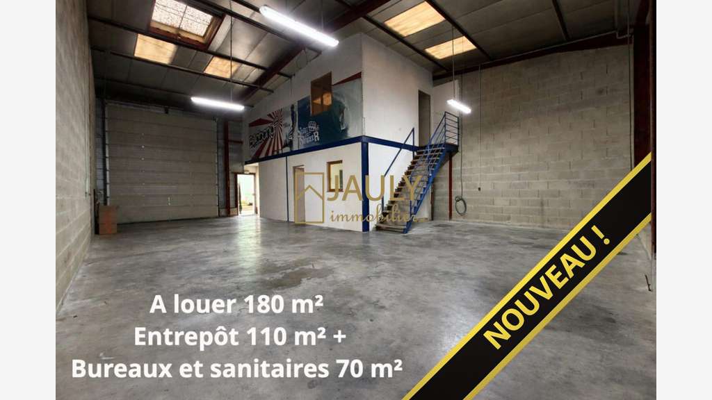 Local d'activité 180 m² - ZI St Soupplets