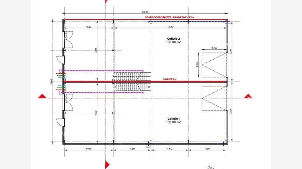 A louer locaux d'activités 393m² St-Luce/Loire
