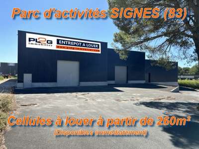 Entrepôt de 1360m² à louer Parc d'Activités Signes