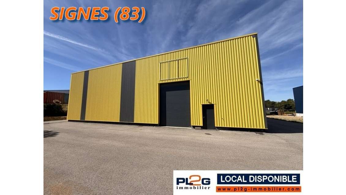Location entrepôt 435m² en Parc d'activités Signes
