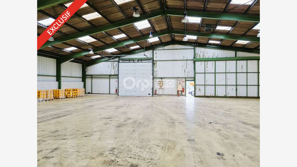Entrepôt 600m² à louer ZI Villeneuve St Germain