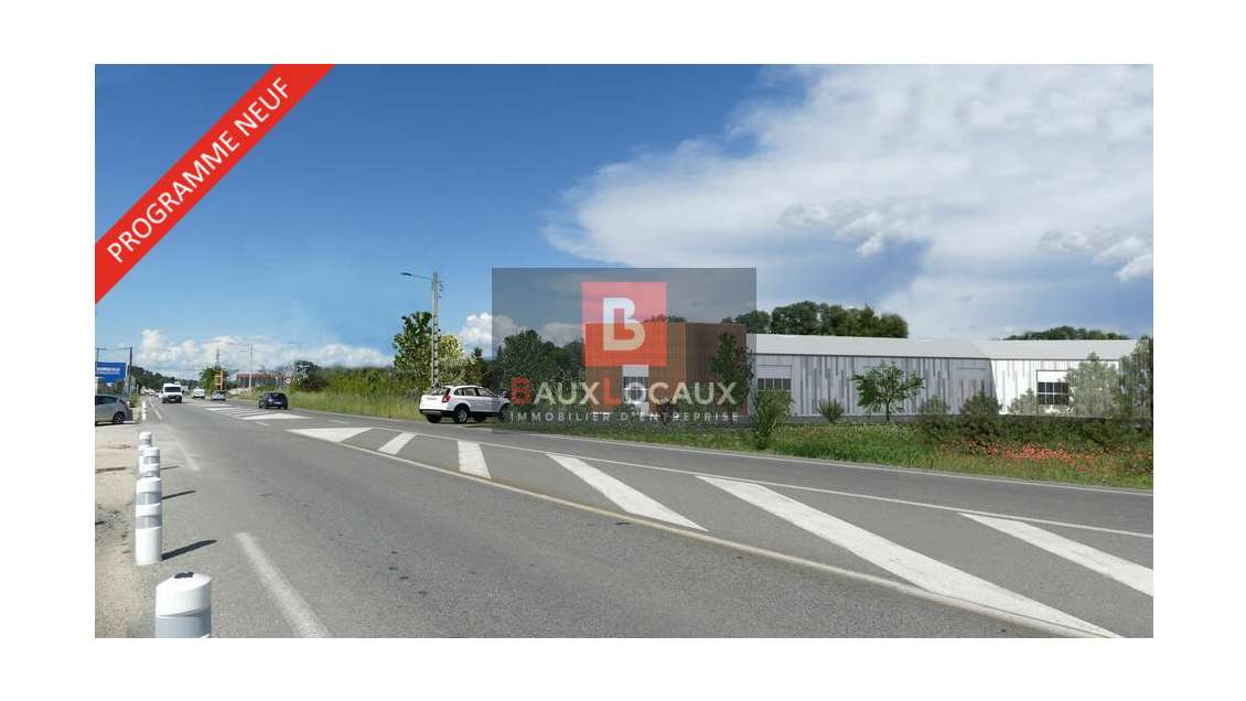 Local d'activité 824m² neuf à louer à Sorgues