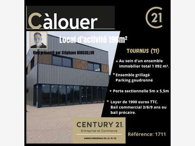 Local d'activité Tournus 198 m2
