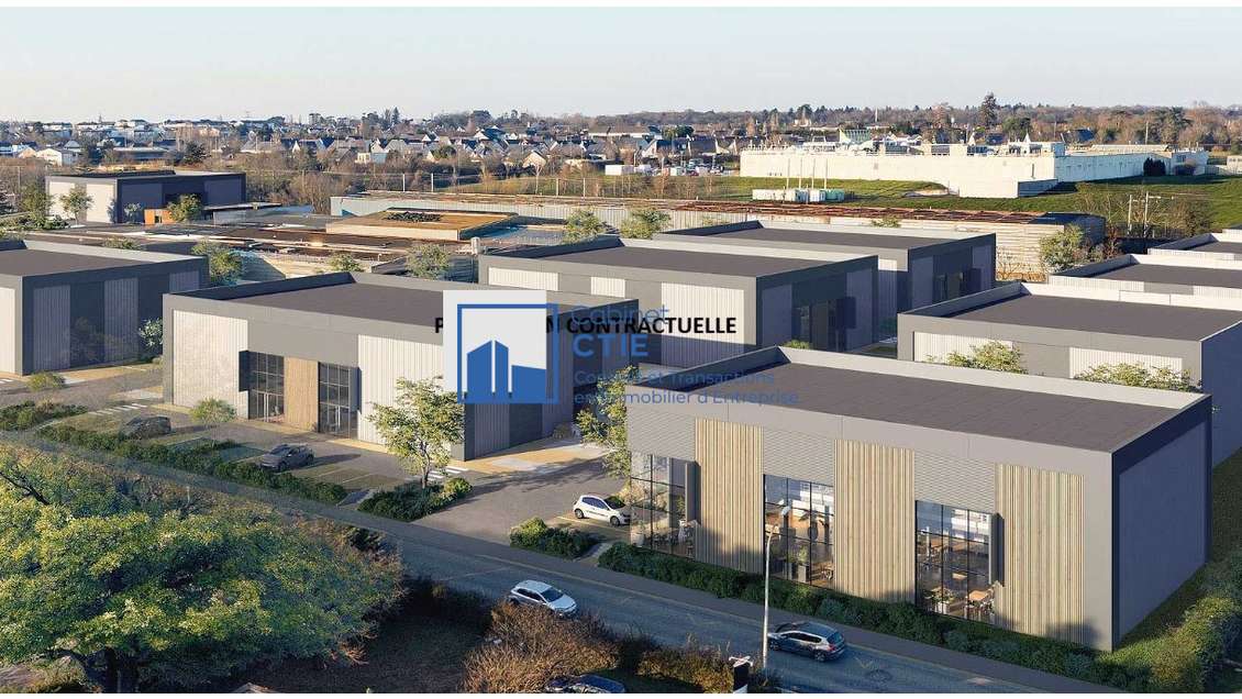 À louer locaux d'activité 510m² neufs à Trélazé