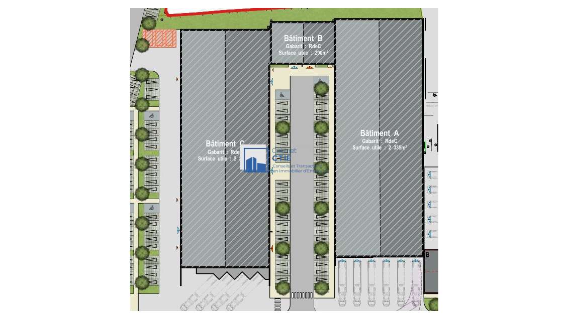 À louer local d'activité de 450m² à Trélazé