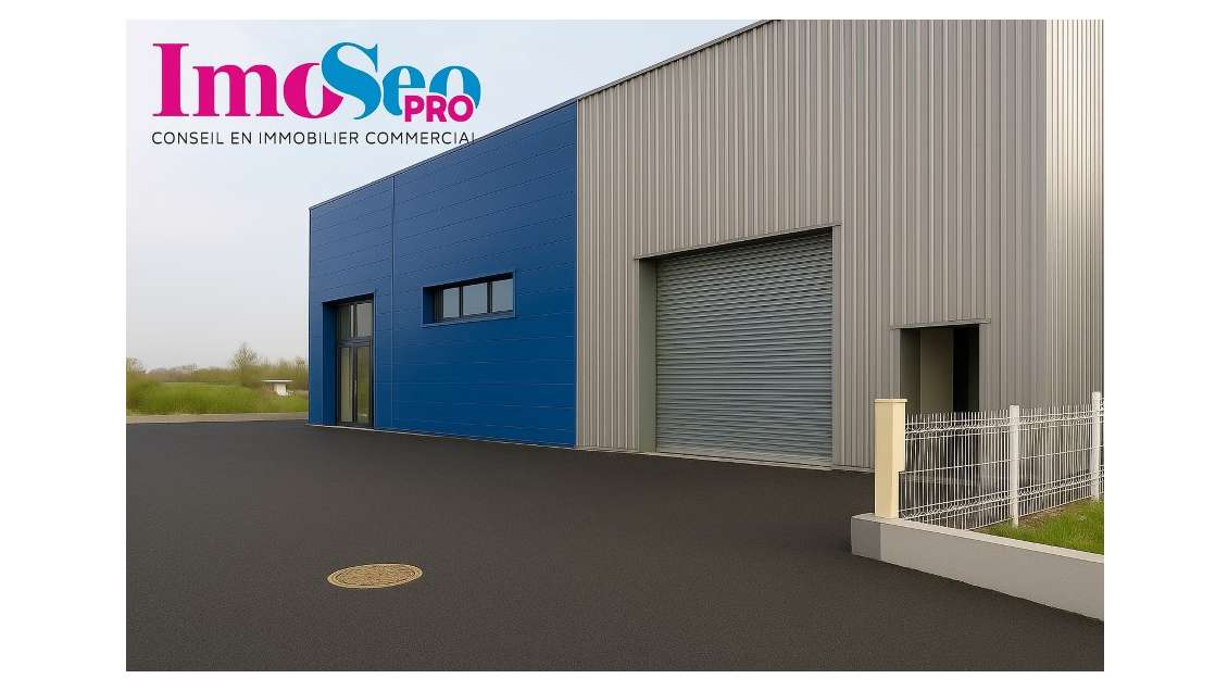 Entrepôt 450m² à louer ZA Tresses sortie n°24 