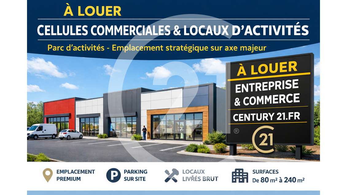 A louer cellules commerciales au Nord de Valence