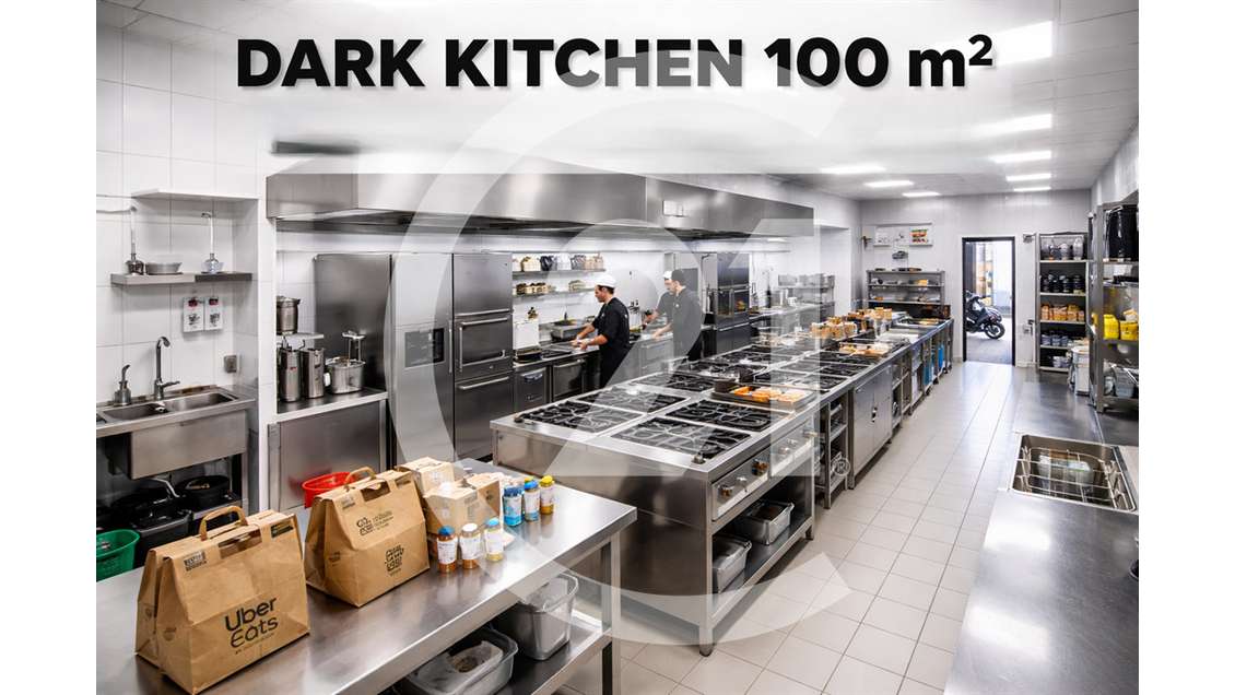 Location local de type dark kitchen 100m² Valence