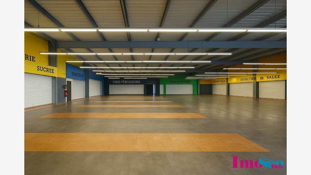 Entrepôt 1380m² à louer ZA de Vayres N89