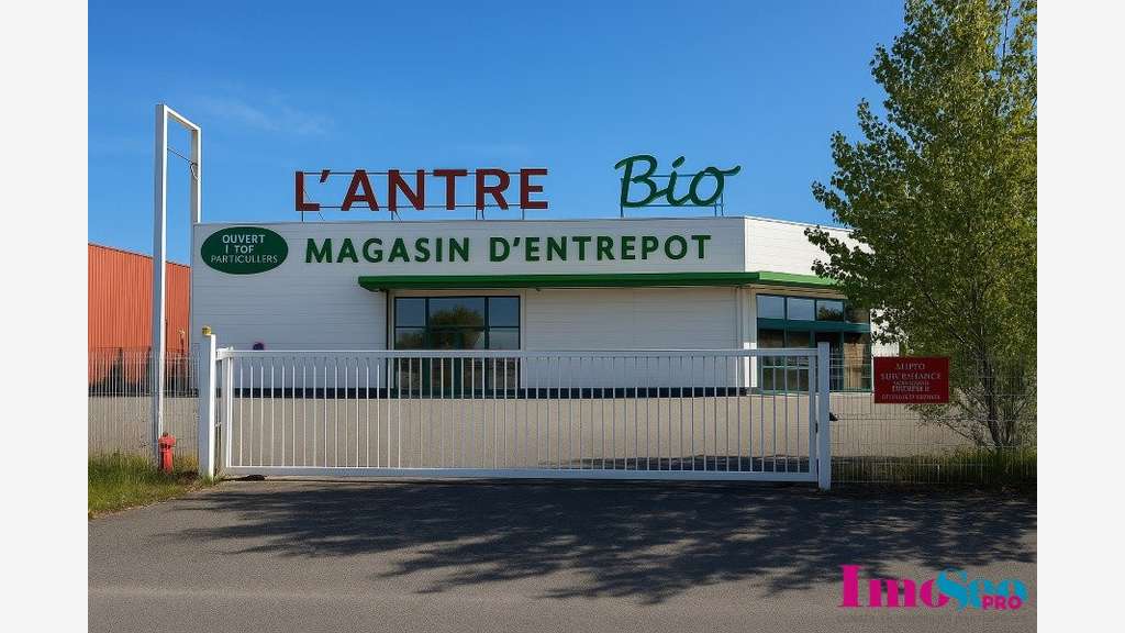 Entrepôt 1380m² à louer ZA de Vayres N89