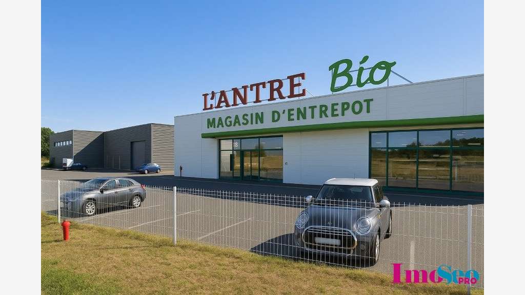 Entrepôt 1380m² à louer ZA de Vayres N89