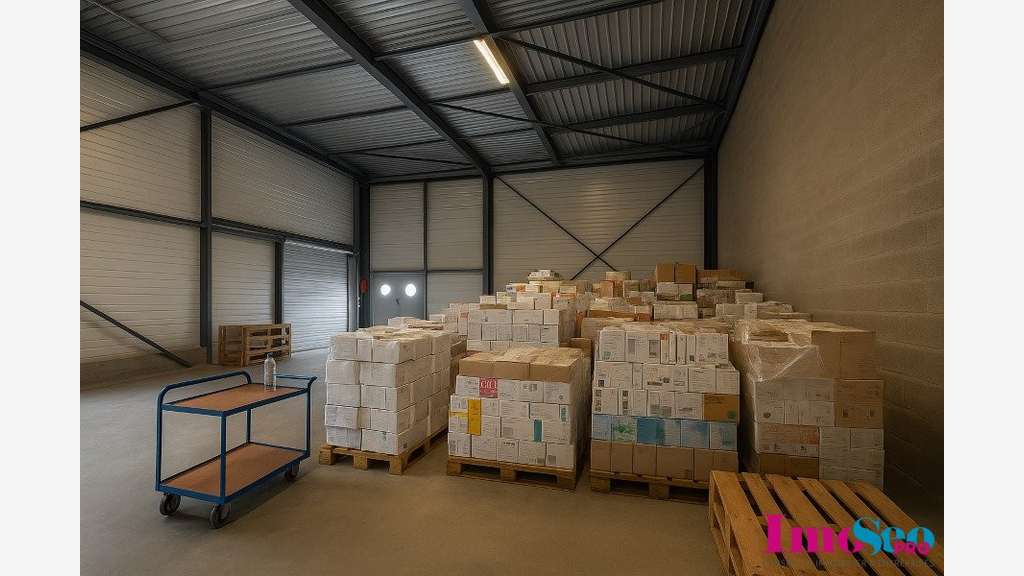 Entrepôt 1380m² à louer ZA de Vayres N89