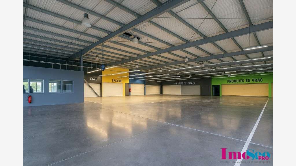 Entrepôt 1380m² à louer ZA de Vayres N89