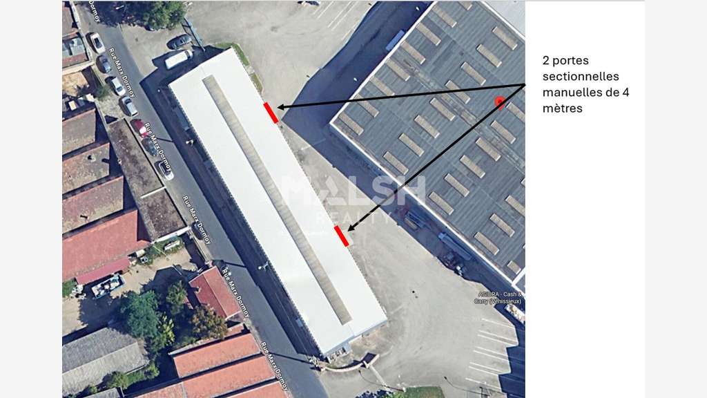 Local d'activités à louer 975m² à Vénissieux