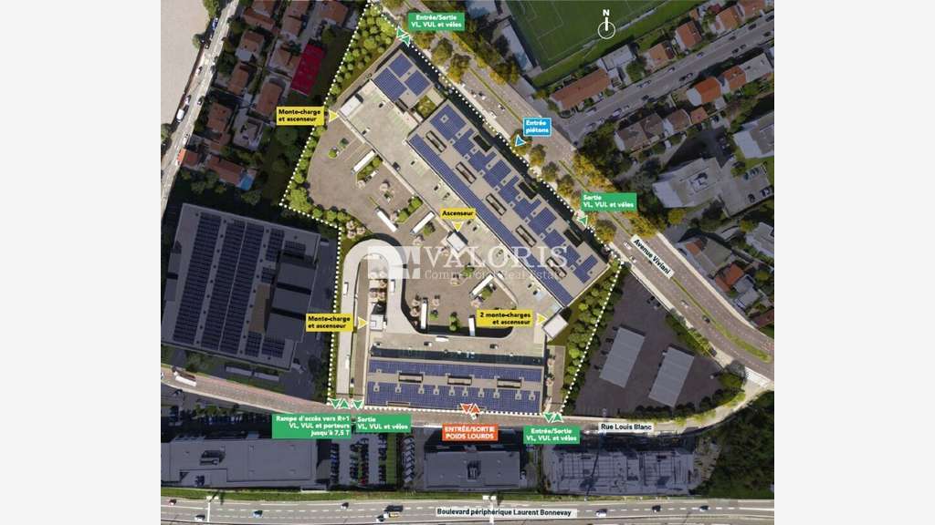 Cellules d'activité à louer Vénissieux A6 A42 A43