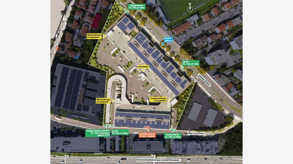Parc d'activité de 21 000m² à louer à Vénissieux