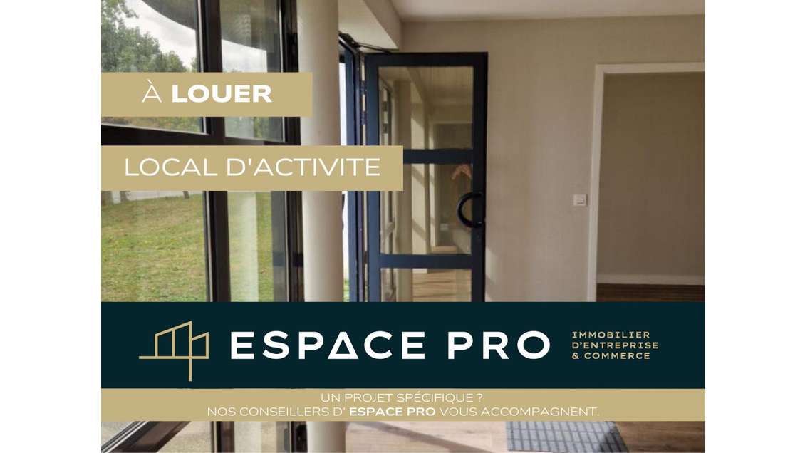 A louer dépôt 160m² belle visibilité Sud de Caen