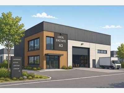 Loue local d'activité 1900m² Villeneuve-la-Garenne