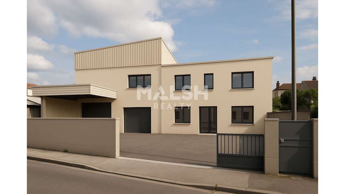 Bâtiment d'activités réhabilité à Villeurbanne