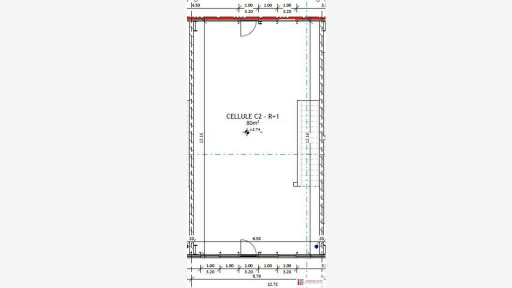 Bureaux 157m² sur 2 niveaux à louer à à Vitré