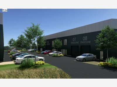 2 cellules d'activité 212m² à louer à Etrelles