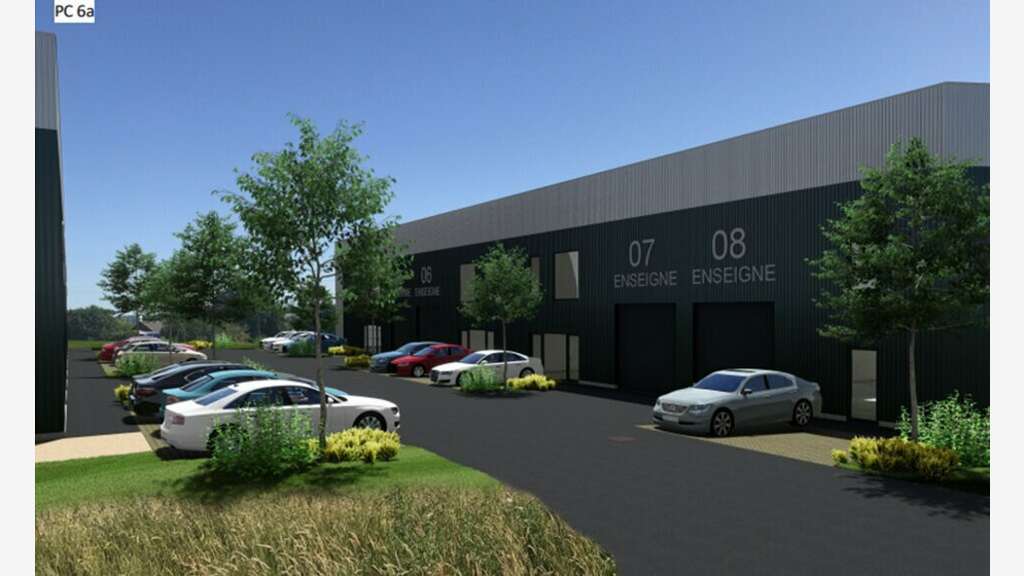 Cellule d'activité neuve 182m² à louer à Étrelles