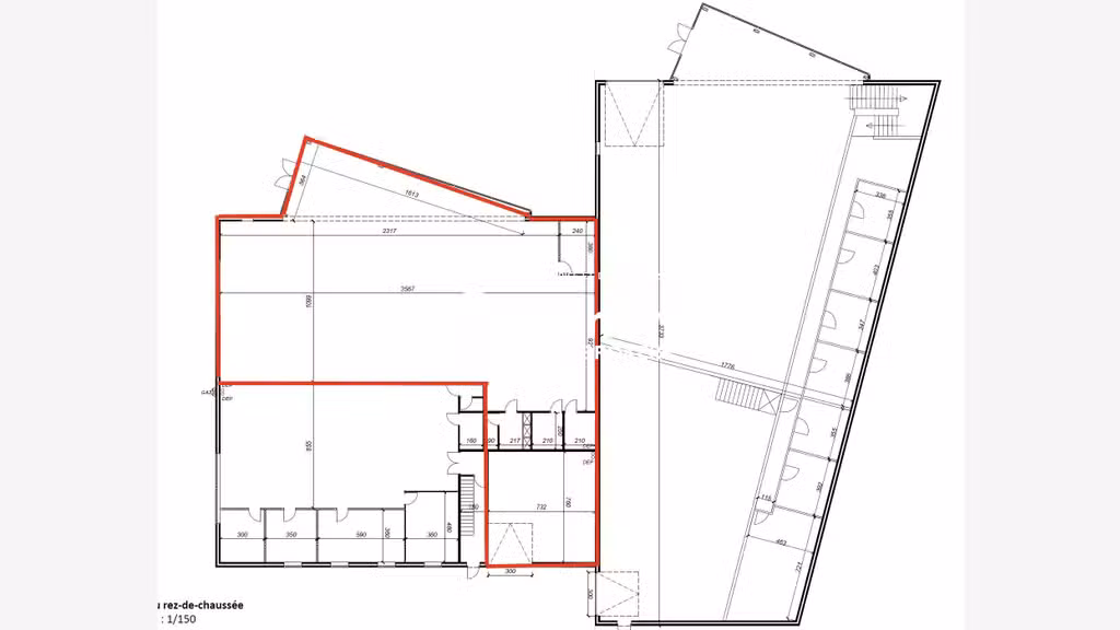 A louer showroom atelier 411m² ZAC Gonfreville
