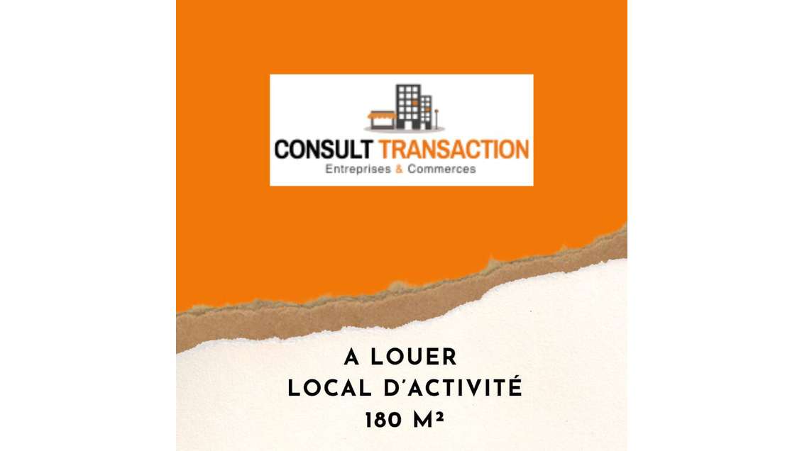 A louer local 180m² axe passant La Plaine-sur-Mer