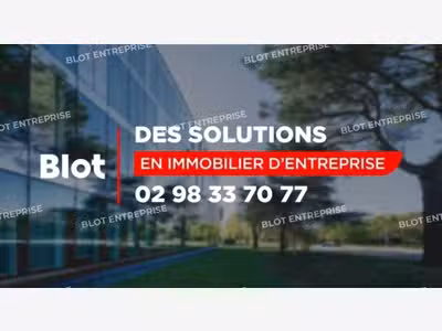 A louer local d'activités neuf 250m² à Landivisiau