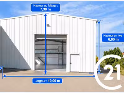 Local d’activité 270m² sur axe Chabeuil Montélier