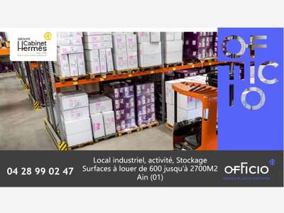 A louer entrepôt à partir 600m² St-Denis-lès-Bourg