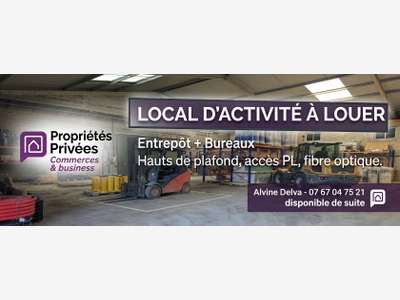 Local d'activité 500m² avec 2 bureaux à Fleurines 