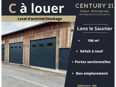 Location Locaux d'activités - Entrepôts à Lons-le-Saunier