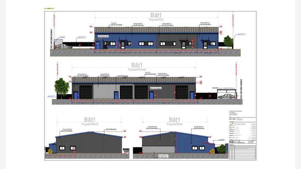 Location locaux 289m² ZI Vénissieux Corbas 