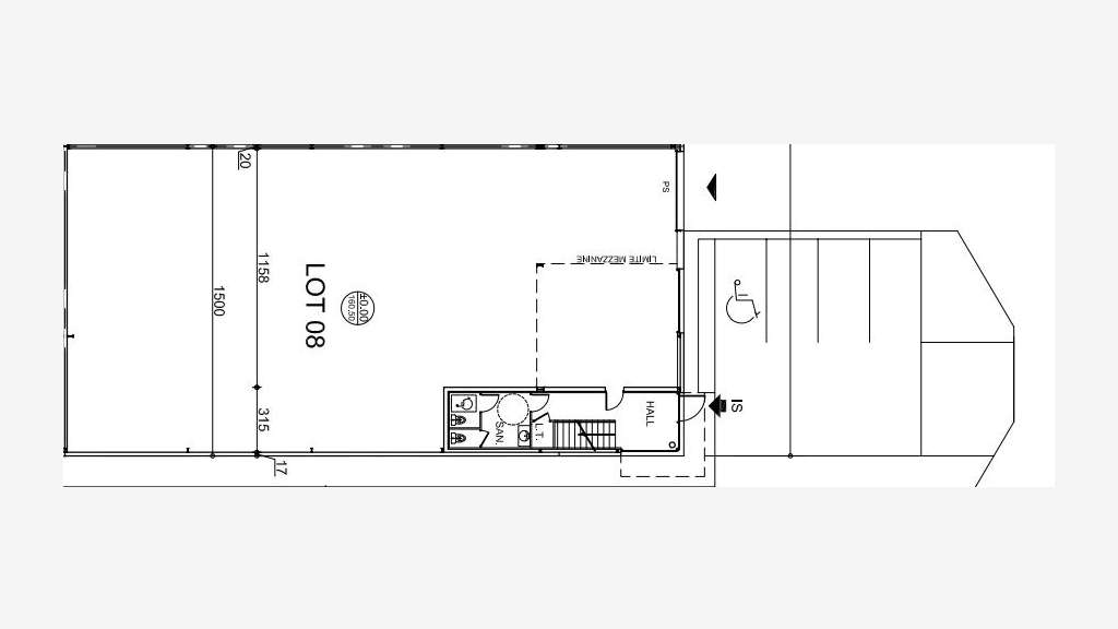 Local 515m² avec bureaux à louer à Élancourt