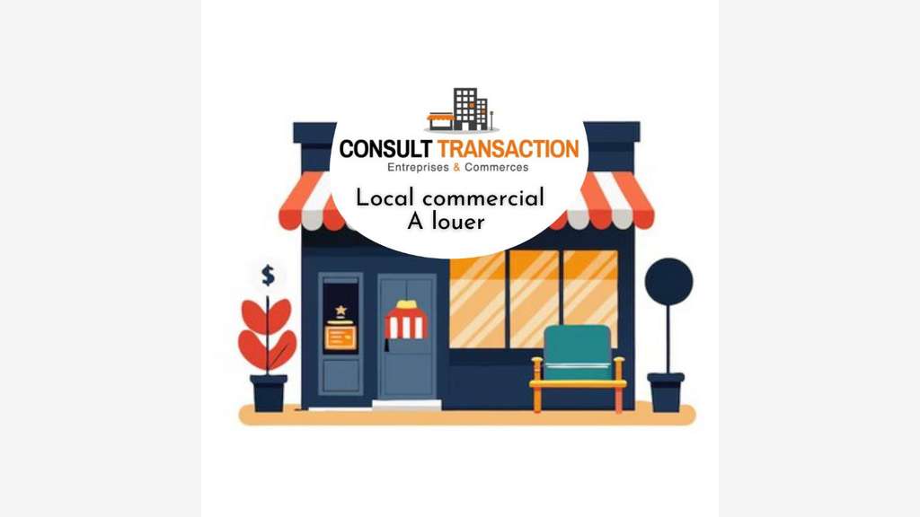 A louer local commercial 106m² à Pornic centre