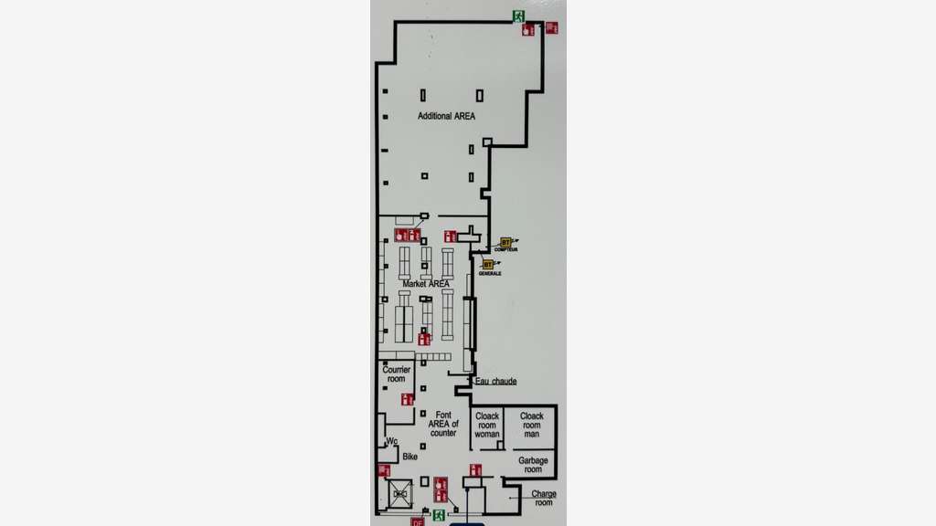 A louer local commercial 650m² Colombes Bld Quinet