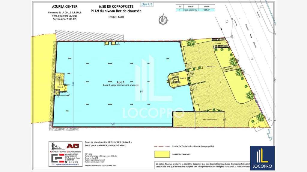 A louer local commercial 1200m² La colle sur Loup